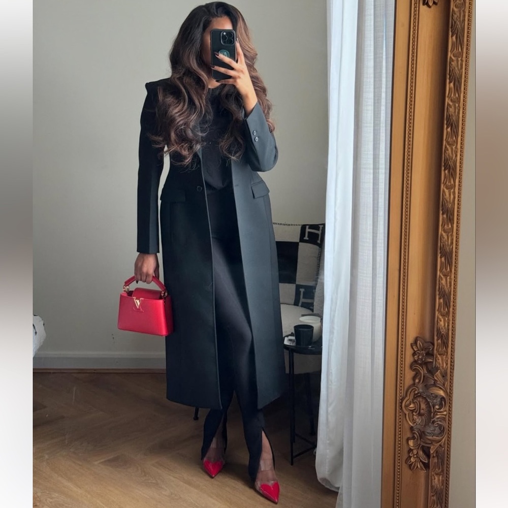 ZARA NWT Long Blazer Jacket Coat
